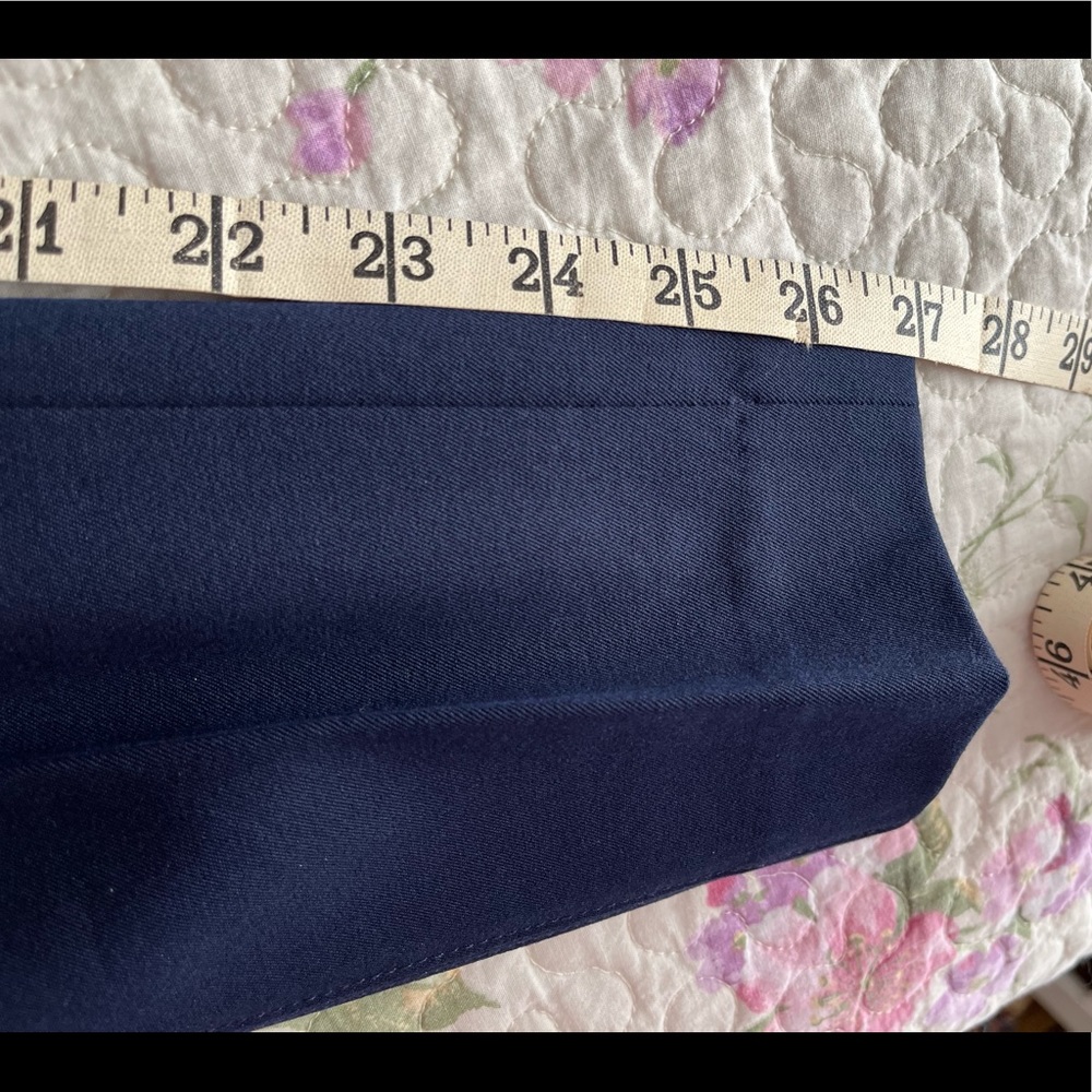 WHBM Navy Slacks - Picture 5 of 5